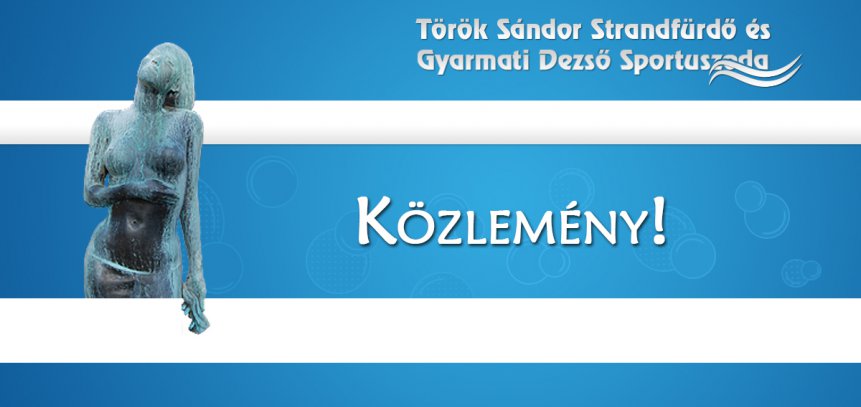 Rendkívüli üzemelési rend!