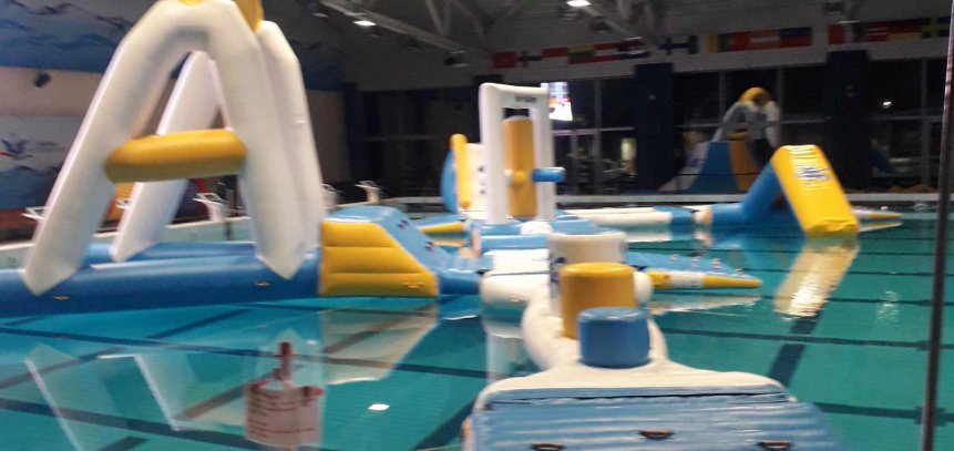 Waterplay vízi élménypark az 50m-es medencében