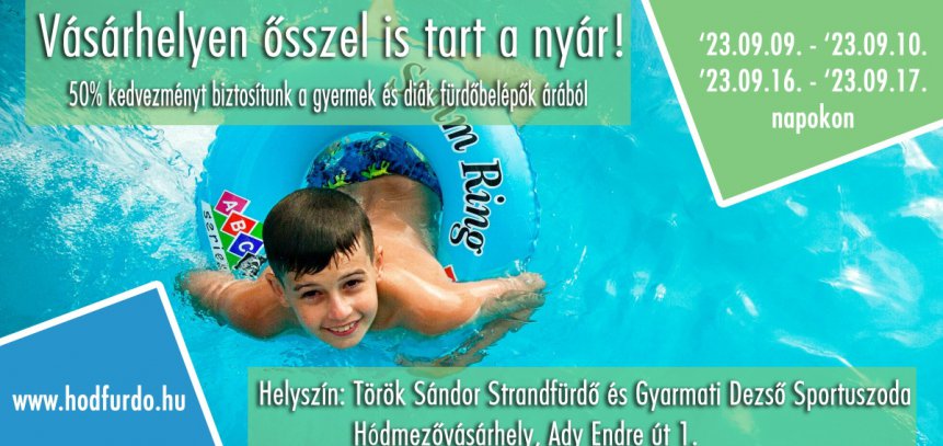 Vásárhelyen ősszel is tart a nyár!