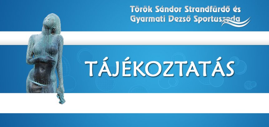 Vízilabda rendezvény miatti úszósáv-változás