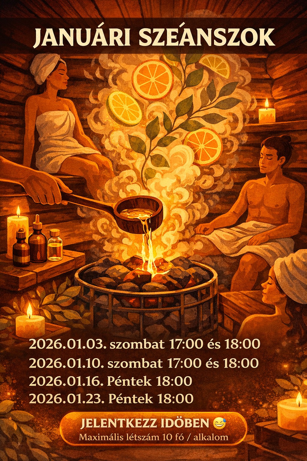 Szauna szeánsz 2026. január