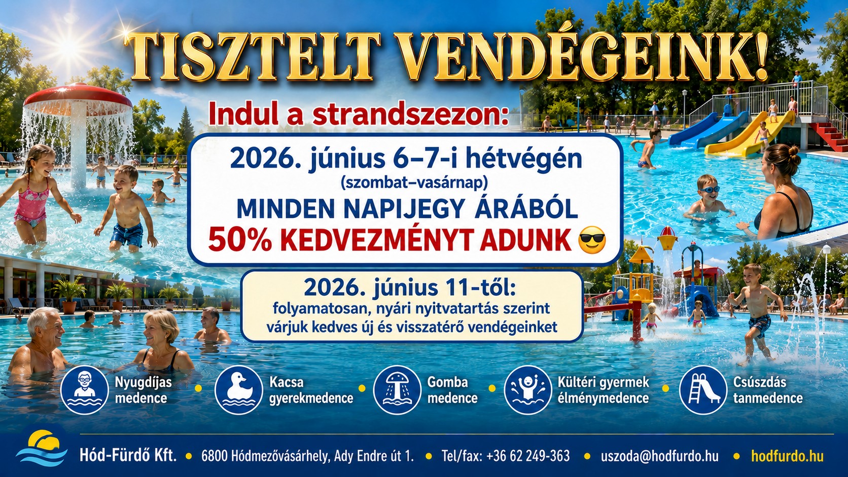 Indul a strandszezon Indul a strandszezon